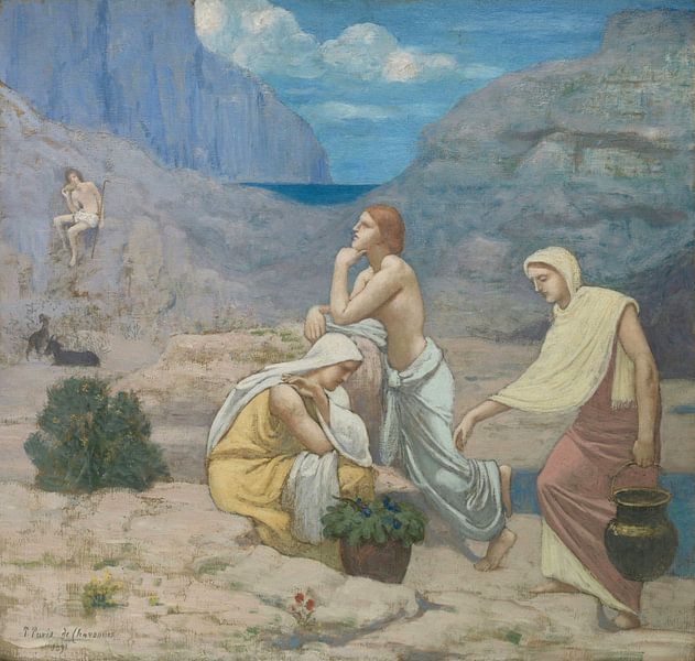Das Lied des Hirten, Pierre Puvis de Chavannes von All the Masters