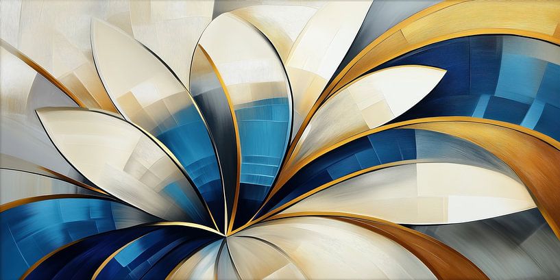 Modern abstract flower by Bert Nijholt