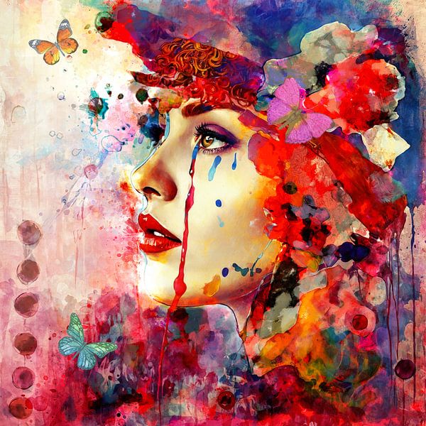 La déchirure à l'aquarelle par Arjen Roos