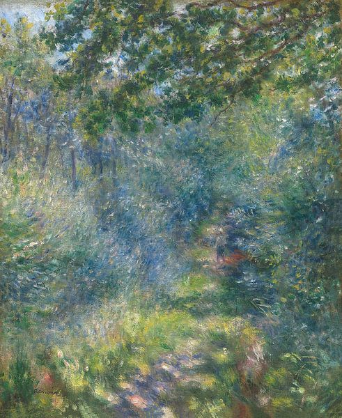 Weg im Wald, Pierre-Auguste Renoir von Meisterhafte Meister