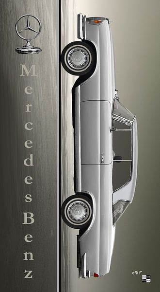 Mercedes-Benz W 111 Coupé dans sa couleur d'origine par aRi F. Huber