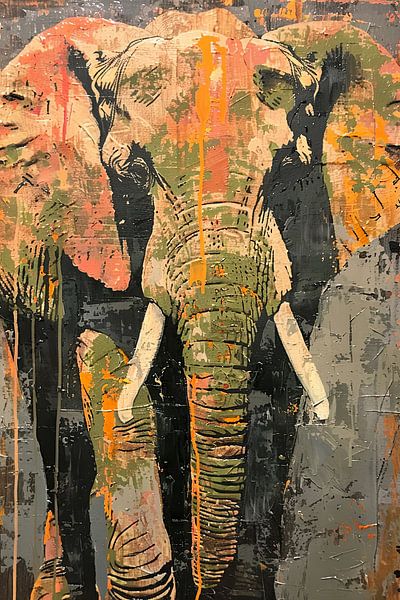 Éléphant par Poster Art Shop