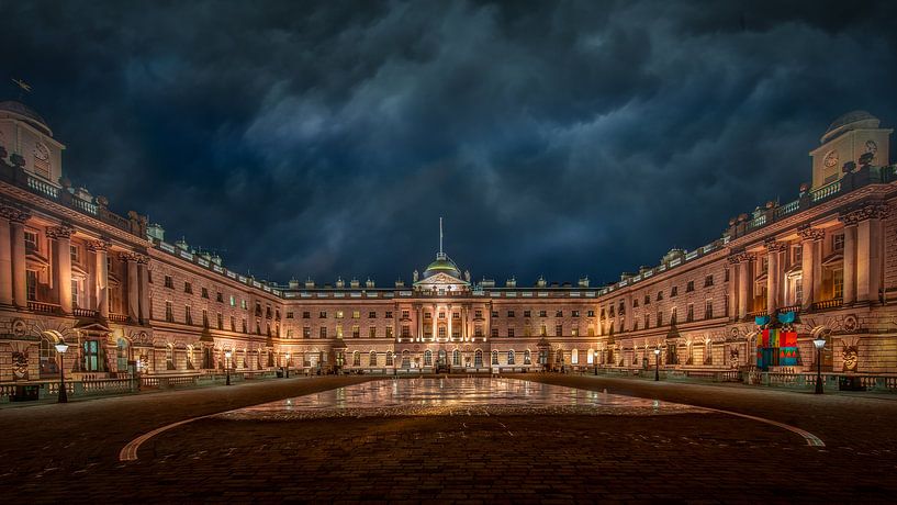 La tempête s'abat sur Summerset House à Londres par Rene Siebring