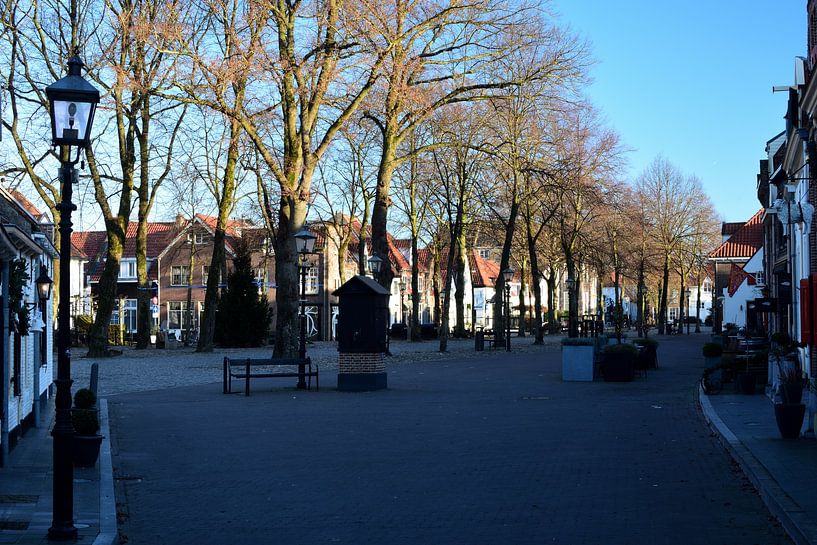 Sunny fish market in Harderwijk by Gerard de Zwaan