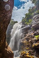 Mosquito-Wasserfall in der Chapada Diamantina in der Landschaft von B