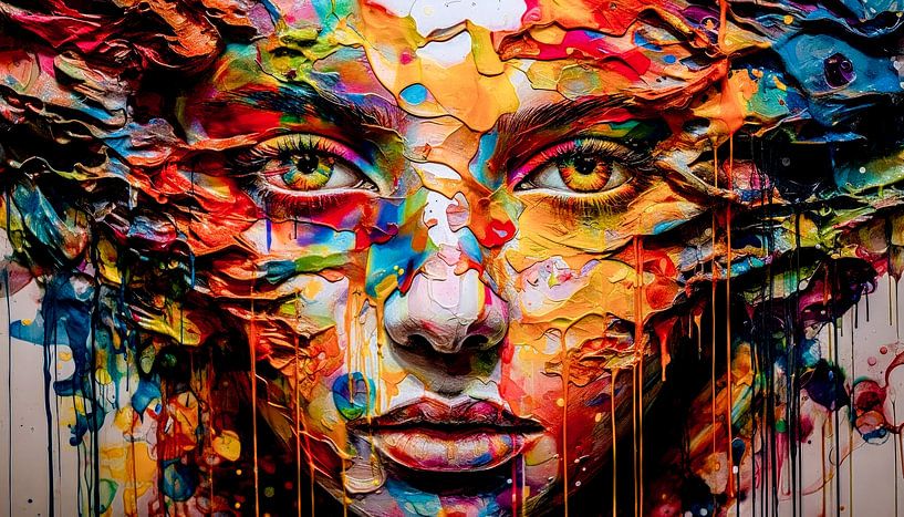 Die Farben des inneren Universums von Klaus Tesching - Art-AI