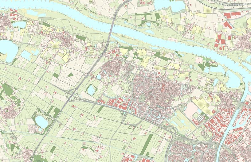 Karte von Beuningen von Rebel Ontwerp