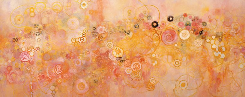 Golden Dance | Abstract Gold by Abstract Painting