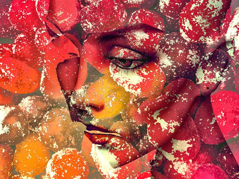 The face with the autumn colors par Gabi Hampe