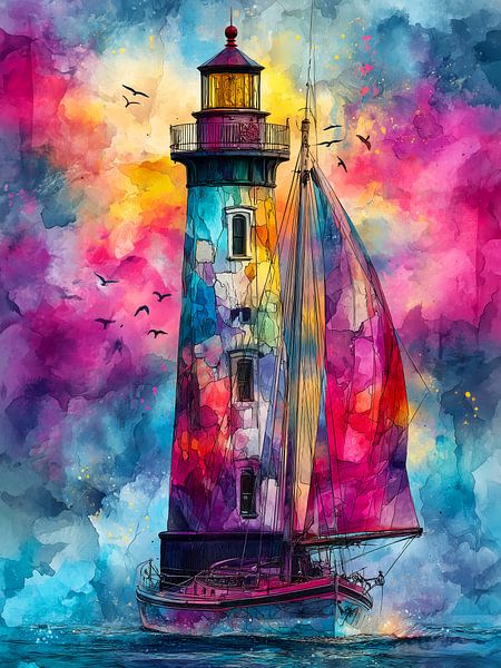 Laterne nautische Kunst von JBJart Justyna Jaszke