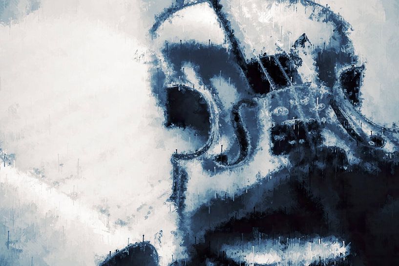 Viool im stil 'Deep Blue' von Whale & Sons