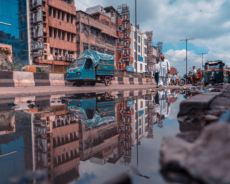 Eerste ervaring in India, New Delhi van Niels Rurenga