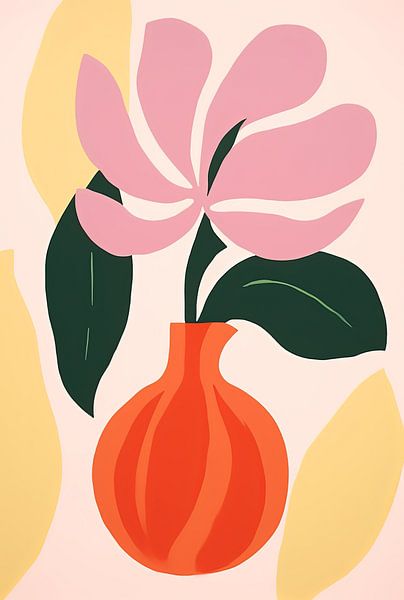 Minimalistische Blüte von ByNoukk