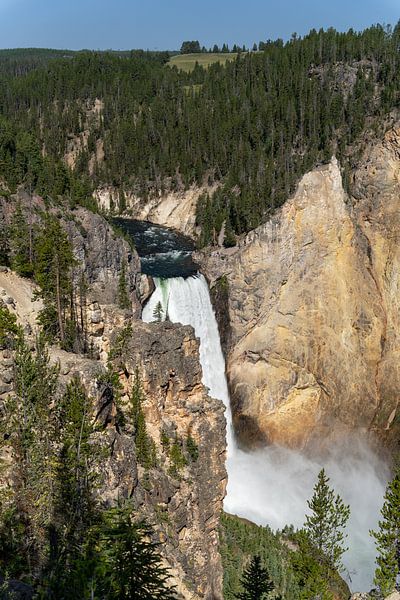 Chutes inférieures, parc national de Yellowstone, États-Unis par Jeroen van Deel