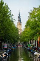 Zuiderkerk von der Stahlmeisterbrücke in Amsterdam