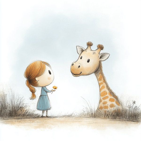 The Girl and the Friendly Giraffe by Karina Brouwer