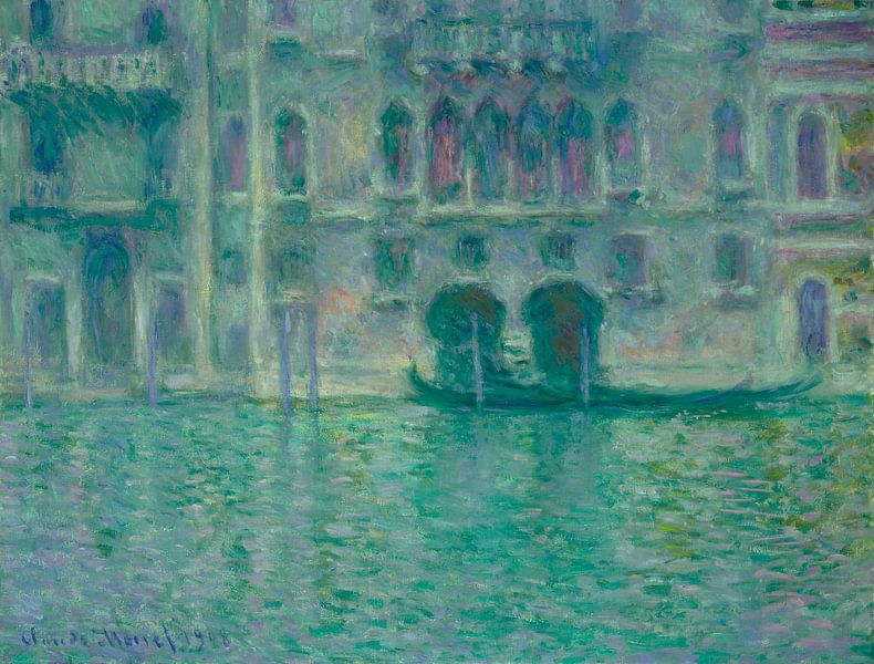 Palazzo da Mula, Venedig, Claude Monet von Meisterhafte Meister