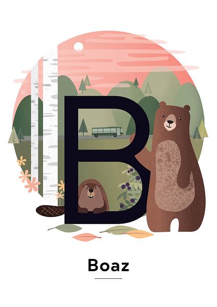 Nom Affiche Boaz par Hannah Barrow