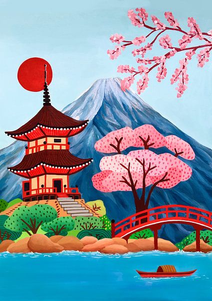 Mount Fuji by Nidhi Kachhadiya