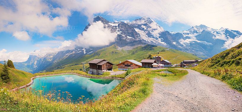 Speichersee an der Kleinen Scheidegg Schweizer Alpen von SusaZoom