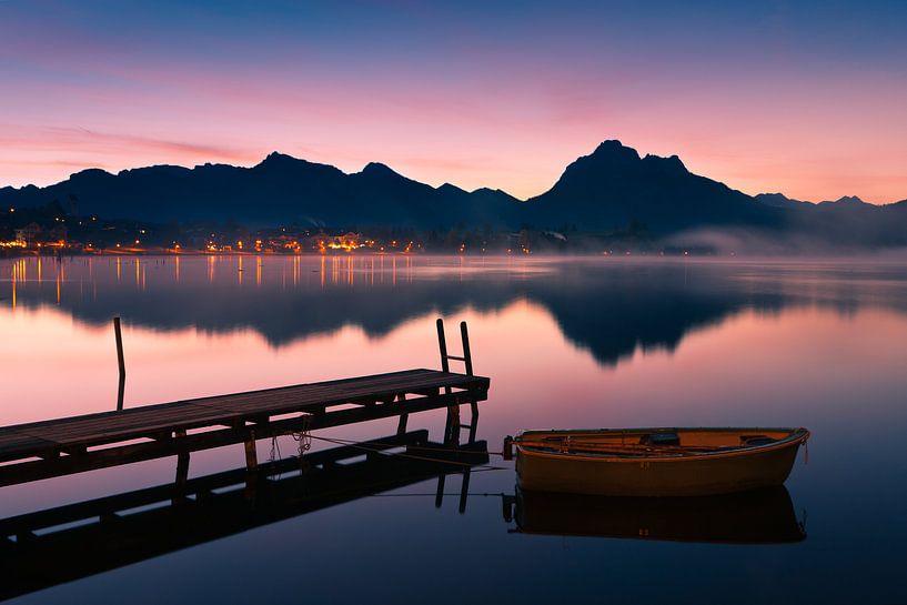 Sunrise Hopfensee, Allgau, Bavaria, Germany par Henk Meijer Photography