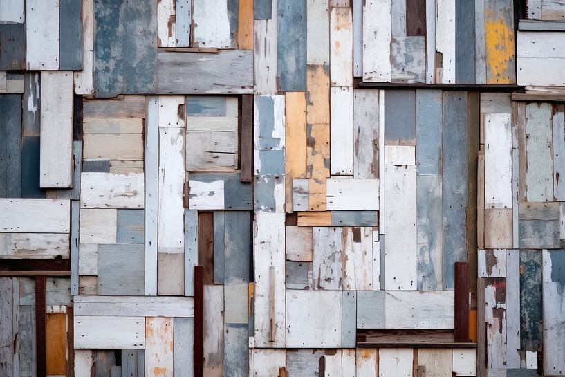 Hölzerne Abstraktion von Art & Soul Creations