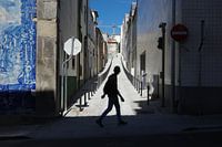 Passieren einer Gasse