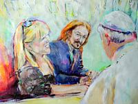 When Jesus meets the Pope