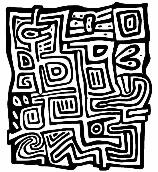 Modern Lines | Modern von ARTEO Gemälde