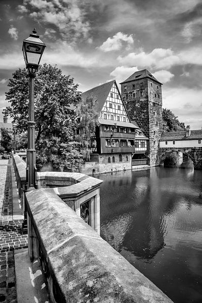 NÜRNBERG Blick von der Maxbrücke zum Henkersteg   von Melanie Viola