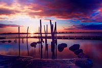 Sonnenuntergang an den Loosdrechter Seen