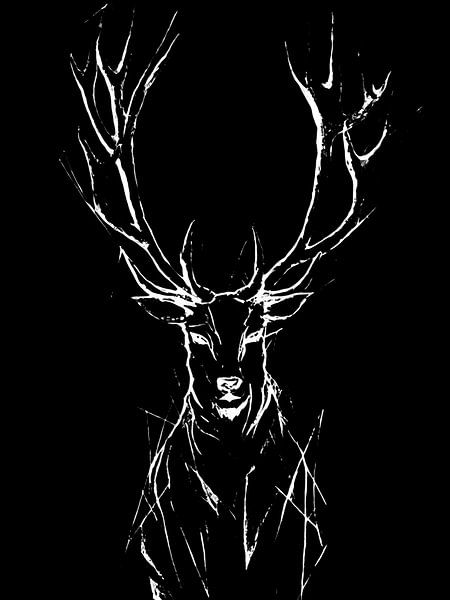 Adult Deer by Yoga Pranata