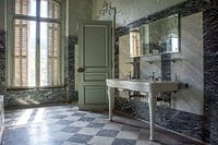 Marmorbad in französischem Chateau