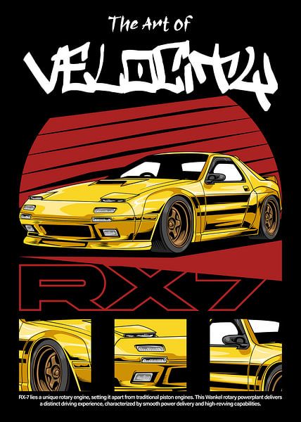 Mazda RX-7 JDM Car par Adam Khabibi