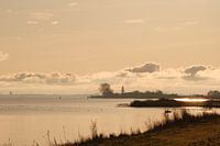 Landschaft an der Küste des IJsselmeers