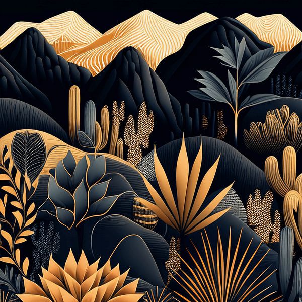 Golden Desert by Vythryd Arts