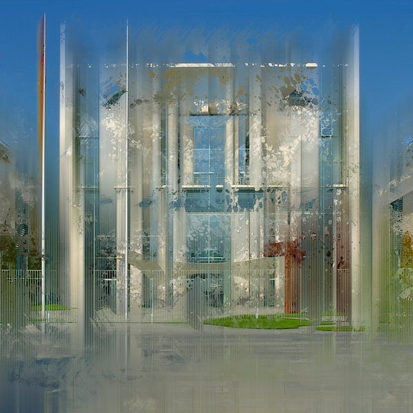 City-Art BERLIN German Chancellery  by Melanie Viola