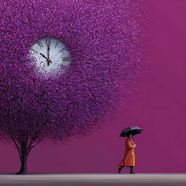 Time Walk in Purple by Karina Brouwer