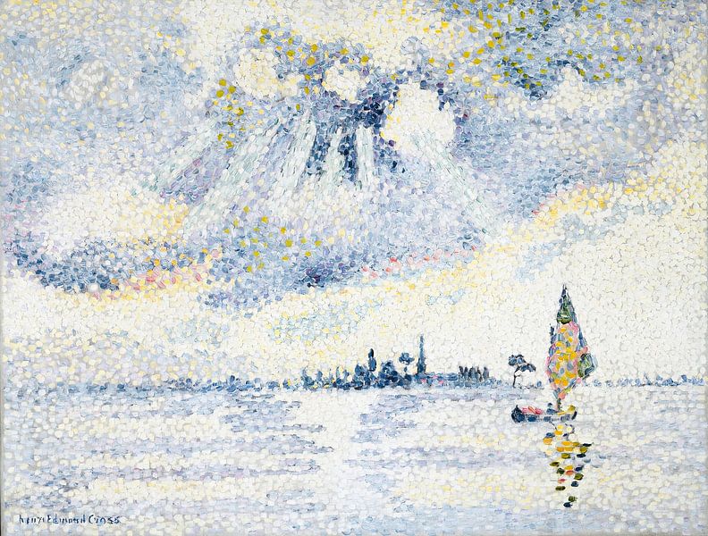 Henri-Edmond Cross - Sunset in the lagoon, Venice by Peter Balan