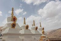 Stupas in Tibet
