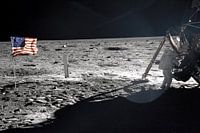 Neil Armstrong auf dem Mond