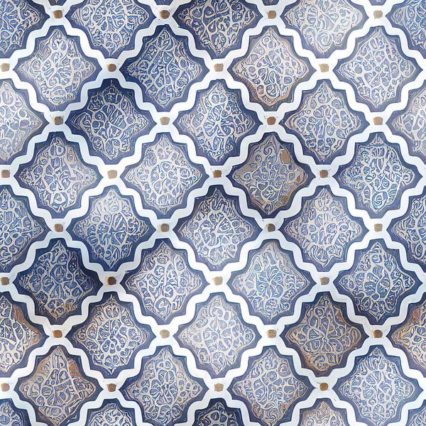 Azulejo pattern #II by Whale & Sons