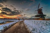Winter auf der Zaanse-Rampe