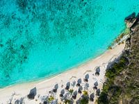 Breathtaking Views of Cas Abao Beach from the Air - Curaçao's Turquoise Waters