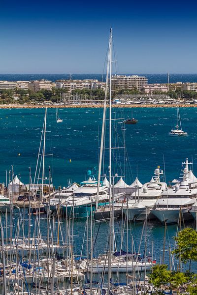 CANNES Harbour and Croisette by Melanie Viola