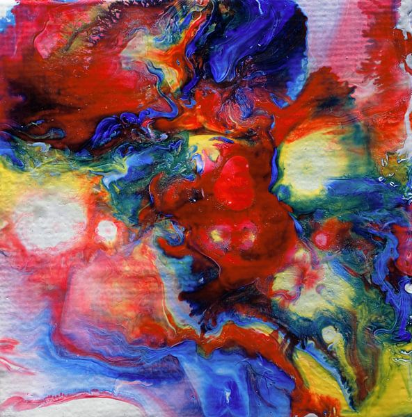 Acrylic pouring primair par Angelique van 't Riet