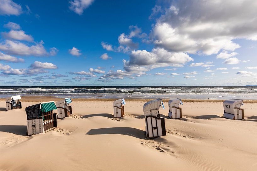 Traumstrand auf der Insel Usedom von Werner Dieterich