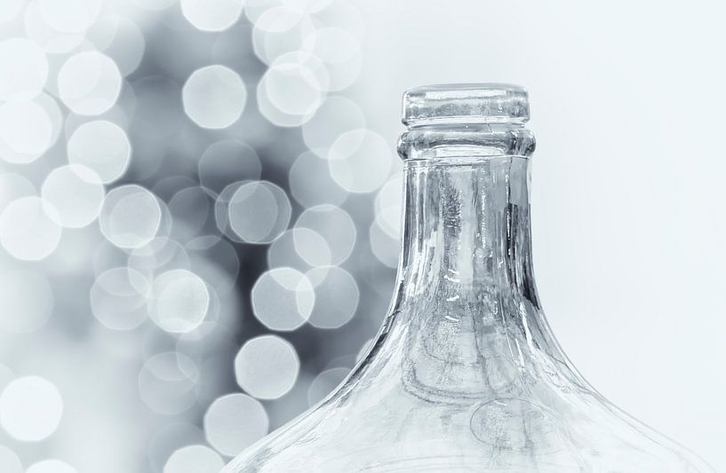 Weinflasche mit Blasen von Ellen Driesse