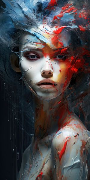 Digital erstellte sehr schöne Frau von Art Bizarre