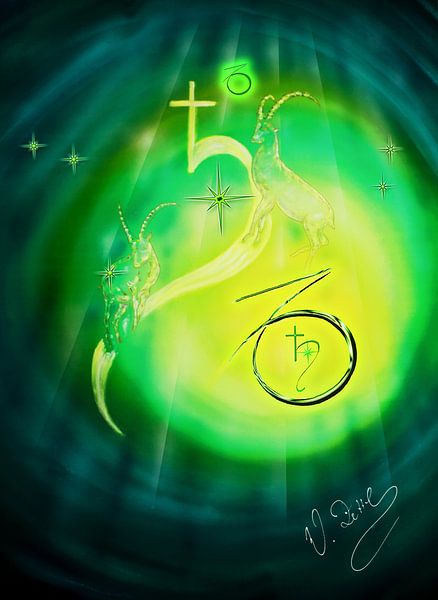 Signe astrologique Capricorne par Walter Zettl